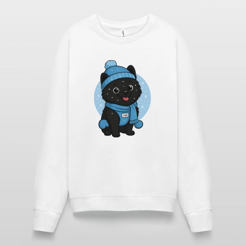 Cuddly Dog Winter Magic Women’s Sweatshirt
