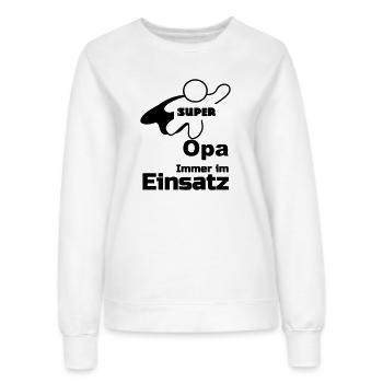 Super Opa Geschenk - Frauen Sweatshirt - Weiß - Vorne - AI Model Female 172 dark (172cm)