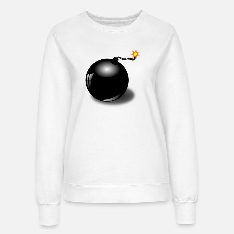 Bombe - Frauen Sweatshirt - Weiß