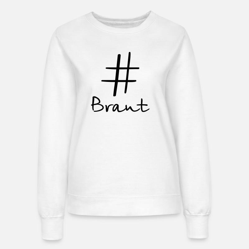 #Braut hen party stag night - Women’s Sweatshirt - white
