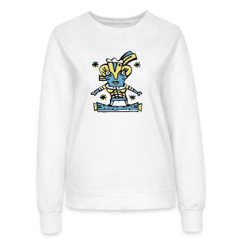 Starke Frau - Frauen Sweatshirt - Weiß - Vorne - AI Model Female 172 dark (172cm)