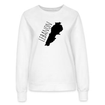 Lebanon - Women’s Sweatshirt - white - Front - AI Model Female 172 dark (172cm)