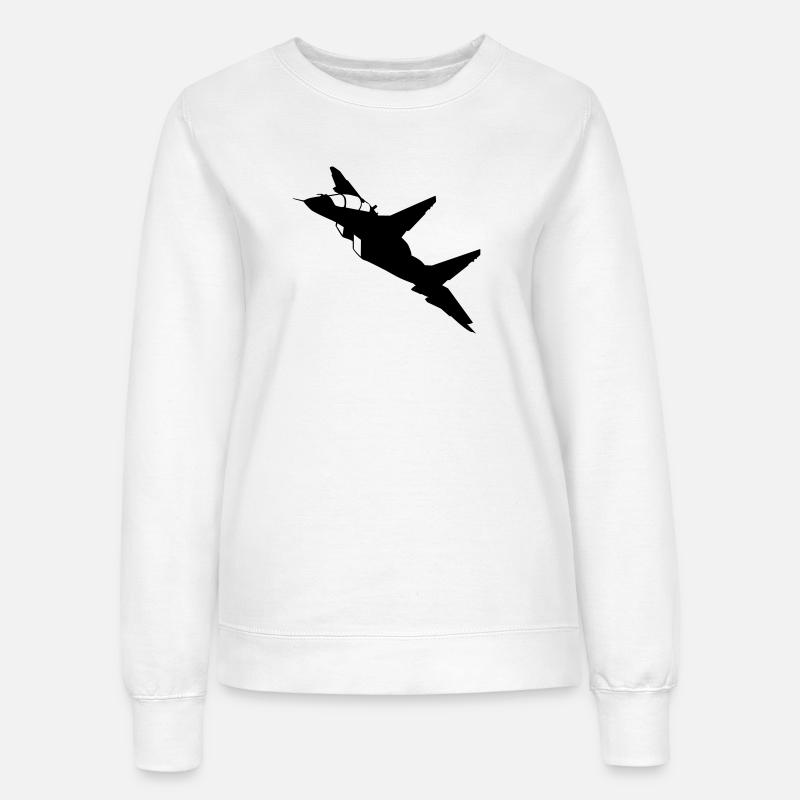 Plane - Women’s Sweatshirt - white