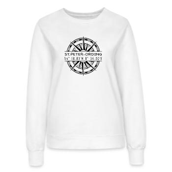 St Peter Ording - Frauen Sweatshirt - Weiß - Vorne - AI Model Female 172 dark (172cm)