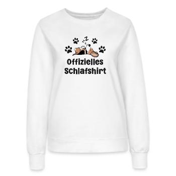 Hund Beagle - Frauen Sweatshirt - Weiß - Vorne - AI Model Female 172 dark (172cm)