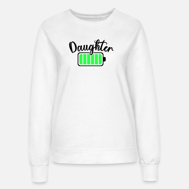 Neon Bar Equalizer Pattern - Women’s Sweatshirt - white