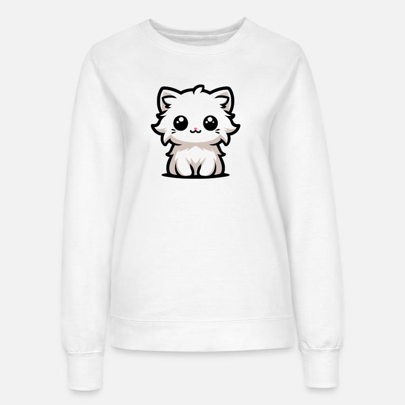 Le chaton le plus mignon - Sweat Femme - blanc