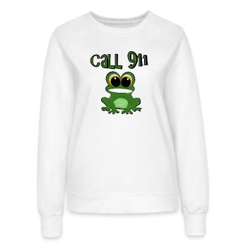 Frosch Grenouille - Frauen Sweatshirt - Weiß - Vorne - AI Model Female 172 dark (172cm)