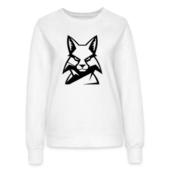 Vilain renard - Sweat Femme - blanc - Devant - AI Model Female 172 dark (172cm)