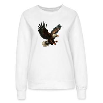 Adler - Frauen Sweatshirt - Weiß - Vorne - AI Model Female 172 dark (172cm)