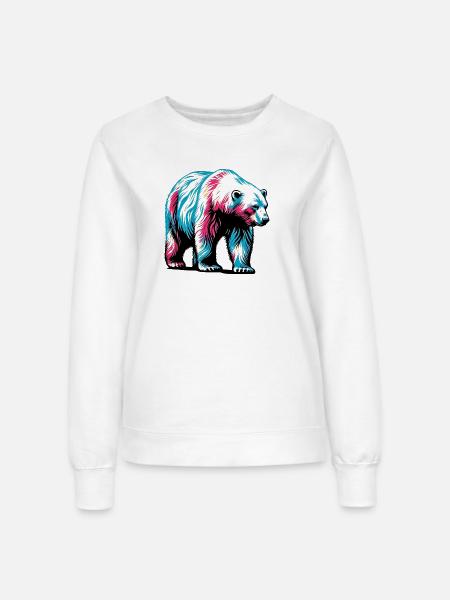 Eisbär - Frauen Sweatshirt - Weiß
