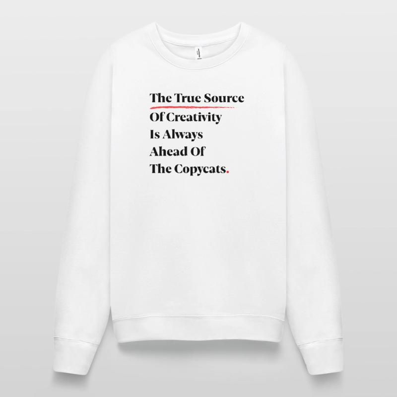 La véritable source de créativité est toujours devant [B] Sweat Femme