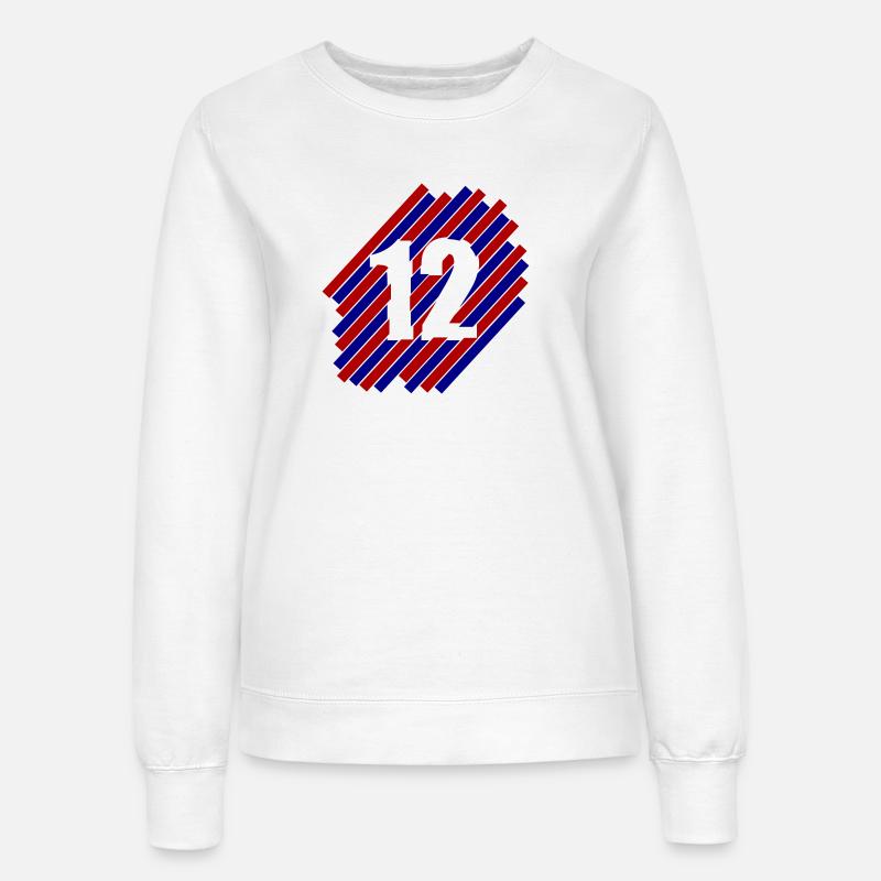 Der 12 Mann (Basel) - Frauen Sweatshirt - Weiß