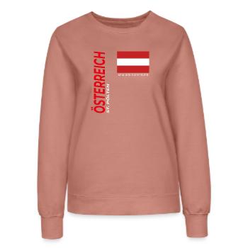 St. Pölten - Frauen Sweatshirt - Altrosa - Vorne - AI Model Female 172 dark (172cm)