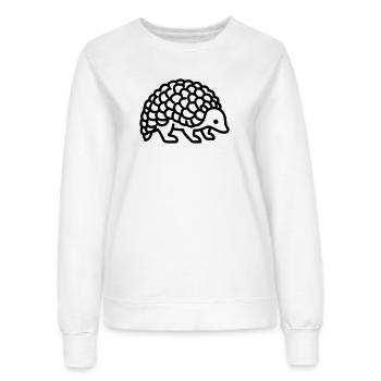 pangolin - Women’s Sweatshirt - white - Front - AI Model Female 172 dark (172cm)