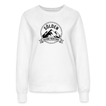 Sölden - Souvenir Design - Frauen Sweatshirt - Weiß - Vorne - AI Model Female 172 dark (172cm)