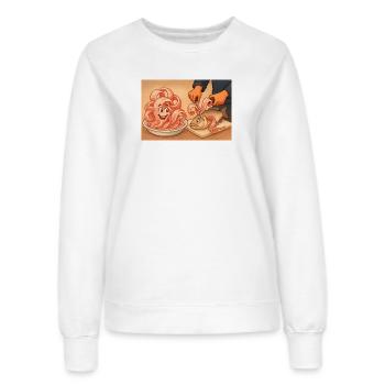 Struganina - Extrême-Nord - Sweat Femme - blanc - Devant - AI Model Female 172 dark (172cm)