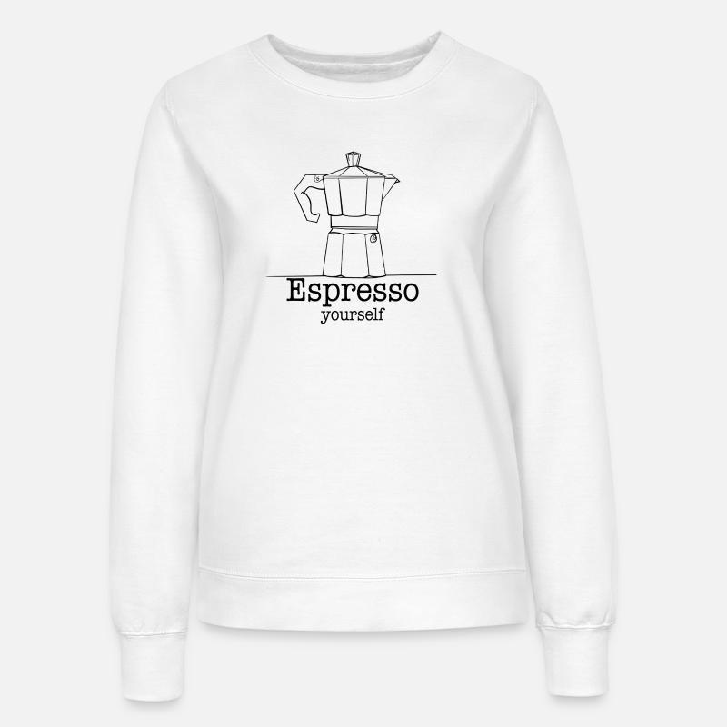 Espresso yourself - Frauen Sweatshirt - Weiß