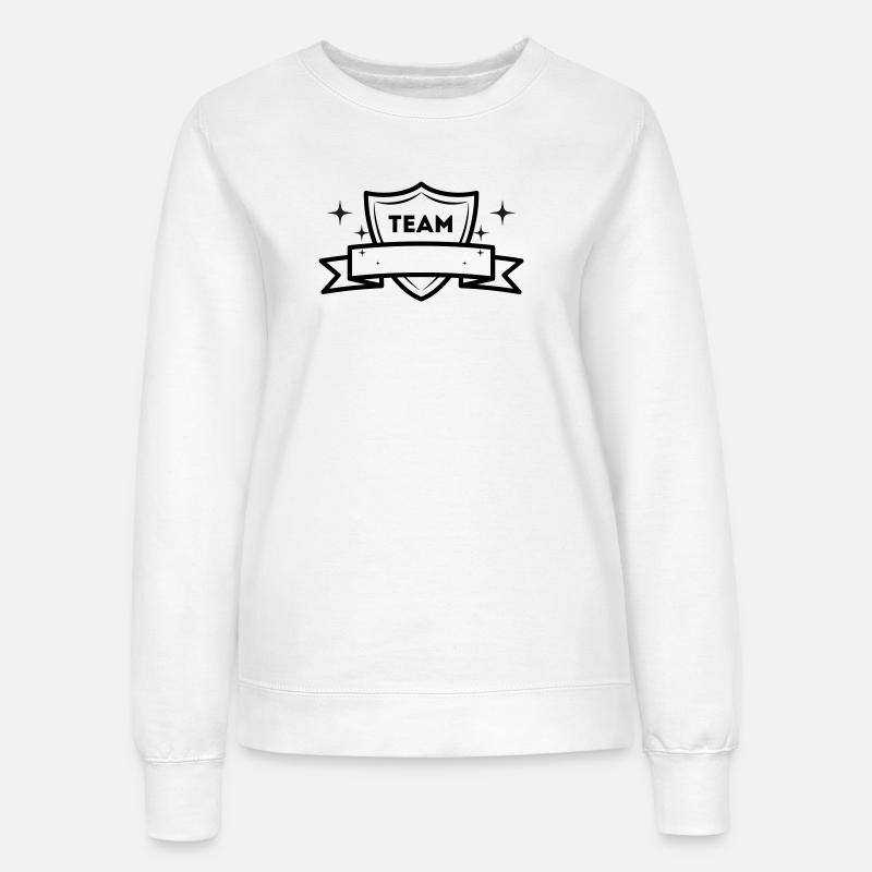 Team - Geschenkidee - Symbole - Frauen Sweatshirt - Weiß