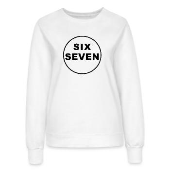 Six Seven Trend - Frauen Sweatshirt - Weiß - Vorne - AI Model Female 172 dark (172cm)