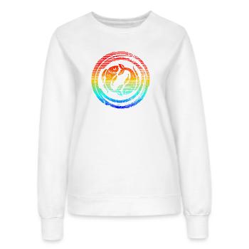 Horoscope Horoscope Poissons signe du zodiaque - Sweat Femme - blanc - Devant - AI Model Female 172 dark (172cm)