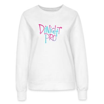 Dinight Pro Neon Gradient - Frauen Sweatshirt - Weiß - Vorne - AI Model Female 172 dark (172cm)