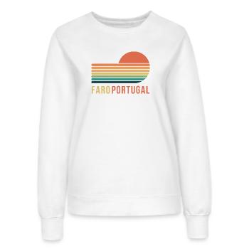 Faro Portugal - Frauen Sweatshirt - Weiß - Vorne - AI Model Female 172 dark (172cm)
