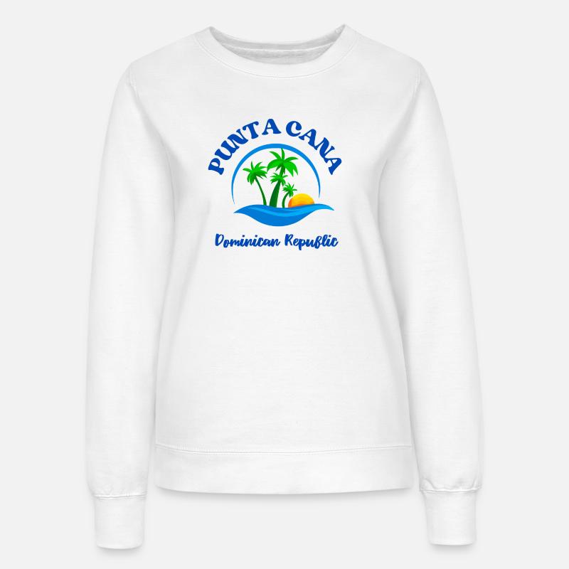 Punta Cana Beach - Women’s Sweatshirt - white