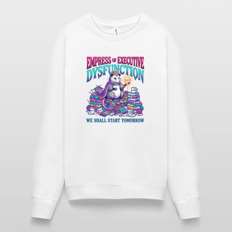 ADHD Executive Dysfunction Opossum Women’s Sweatshirt