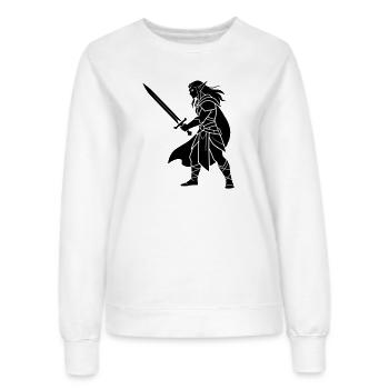 Dunkler Elf - Frauen Sweatshirt - Weiß - Vorne - AI Model Female 172 dark (172cm)