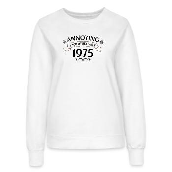 sie nerven sich seit 1975 Lustiges Paar seitdem - Frauen Sweatshirt - Weiß - Vorne - AI Model Female 172 dark (172cm)