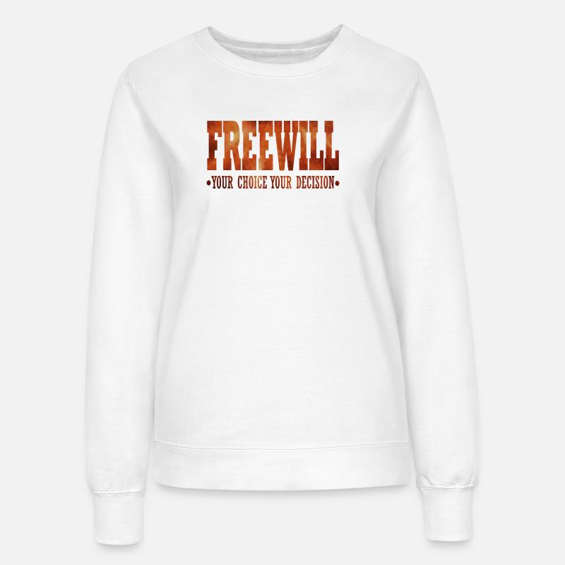 FreeWill - Women’s Sweatshirt - white