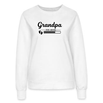 Papy 2026 Chargement - Sweat Femme - blanc - Devant - AI Model Female 172 dark (172cm)