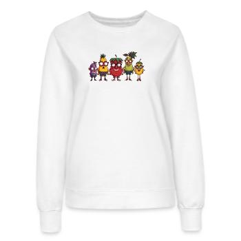 fruit - Sweat Femme - blanc - Devant - AI Model Female 172 dark (172cm)