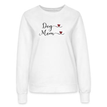 Chiens Maman - Sweat Femme - blanc - Devant - AI Model Female 172 dark (172cm)