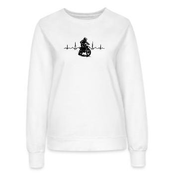 Motocross Liebe zum Anziehen - Frauen Sweatshirt - Weiß - Vorne - AI Model Female 172 dark (172cm)