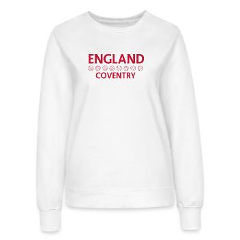 Coventry England Football Symbol - Women’s Sweatshirt - white - Front - AI Model Female 172 dark (172cm)
