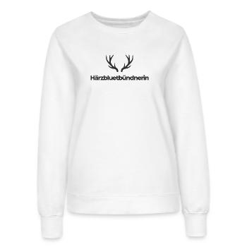 Härzbluetgraubünden - Sweat Femme - blanc - Devant - AI Model Female 172 dark (172cm)