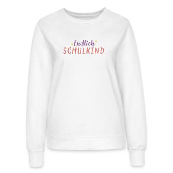 Endlich Schulkind - Frauen Sweatshirt - Weiß - Vorne - AI Model Female 172 dark (172cm)