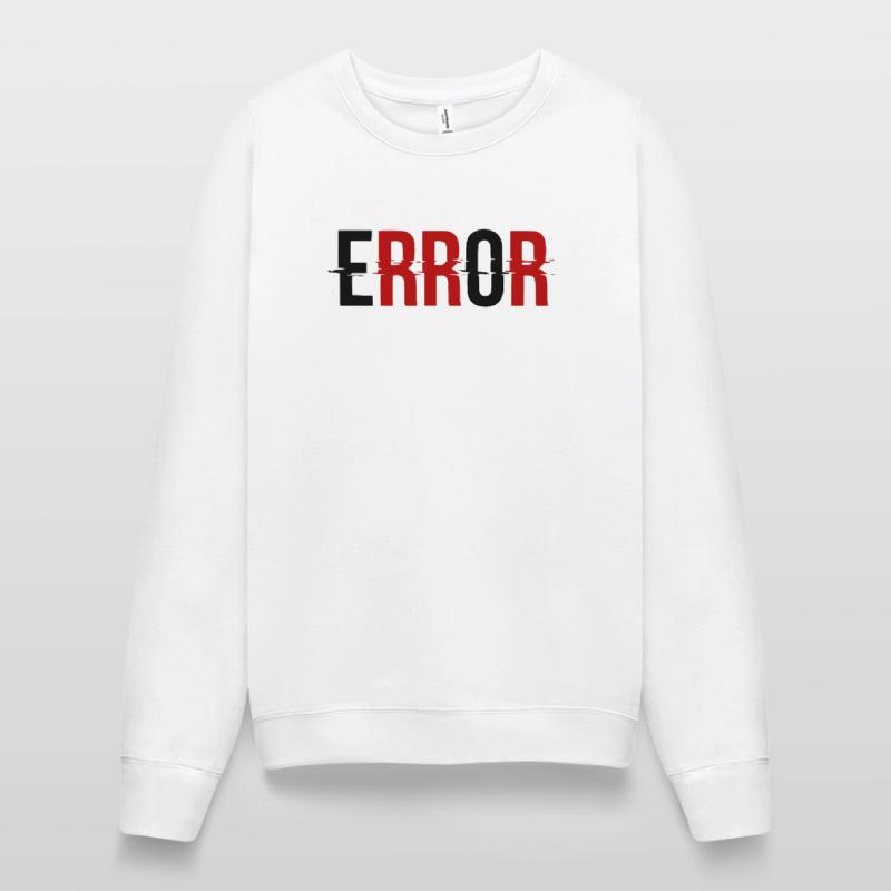 Error Glitch-Design Error Message Women’s Sweatshirt