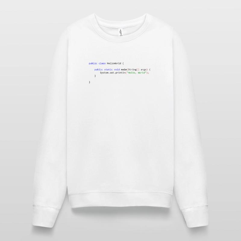 Hello World in Java Women’s Sweatshirt