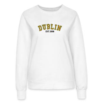 Dublin Fondé en 2006 - Sweat Femme - blanc - Devant - AI Model Female 172 dark (172cm)