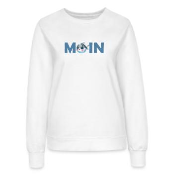 Niedlicher Fisch mit großen Augen - Frauen Sweatshirt - Weiß - Vorne - AI Model Female 172 dark (172cm)