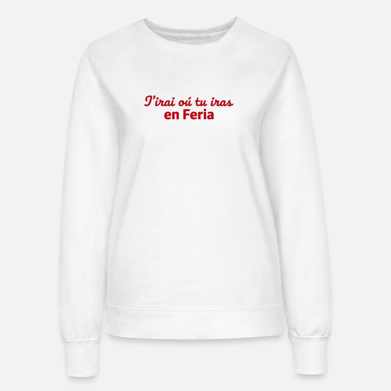 Feria chanson - Women’s Sweatshirt - white