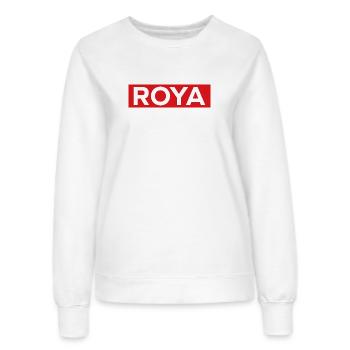 roya - Sweat Femme - blanc - Devant - AI Model Female 172 dark (172cm)