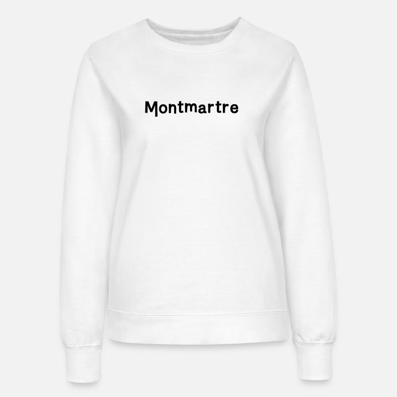 Montmartre - Frauen Sweatshirt - Weiß
