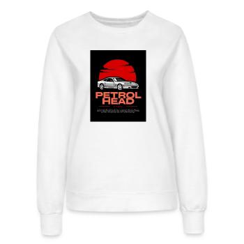 Petrol Head Sportwagen Retro Vintage Classic Race - Frauen Sweatshirt - Weiß - Vorne - AI Model Female 172 dark (172cm)