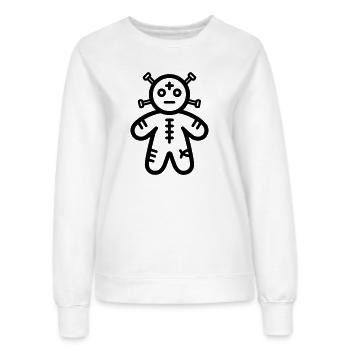 Voodoo Doll - Women’s Sweatshirt - white - Front - AI Model Female 172 dark (172cm)