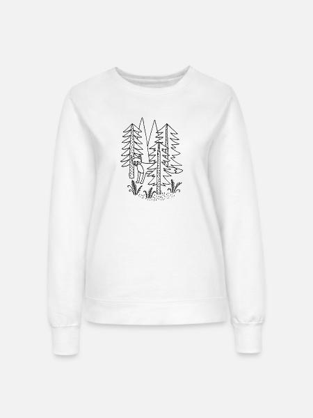 Foxi - Frauen Sweatshirt - Weiß
