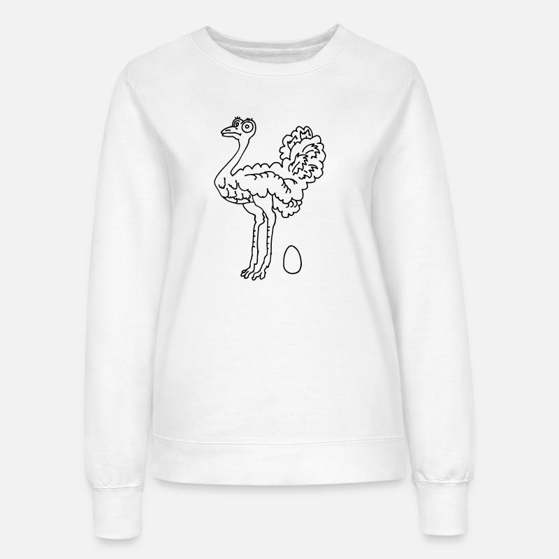 Ostrich - Women’s Sweatshirt - white
